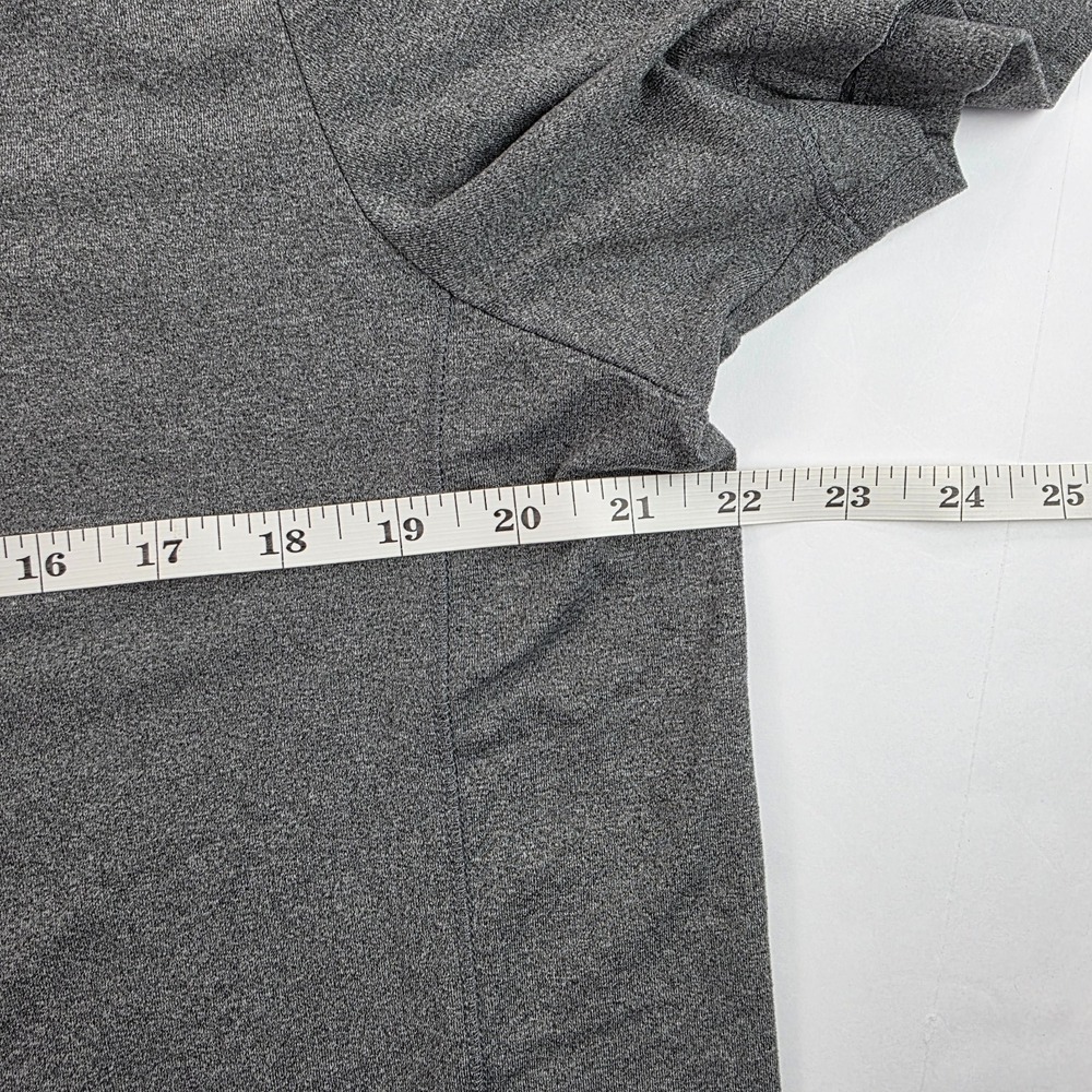 Untuckit Polo Shirt Mens Large Gray Career Casual Rugby Top Collared Stretch - Picture 5 of 6